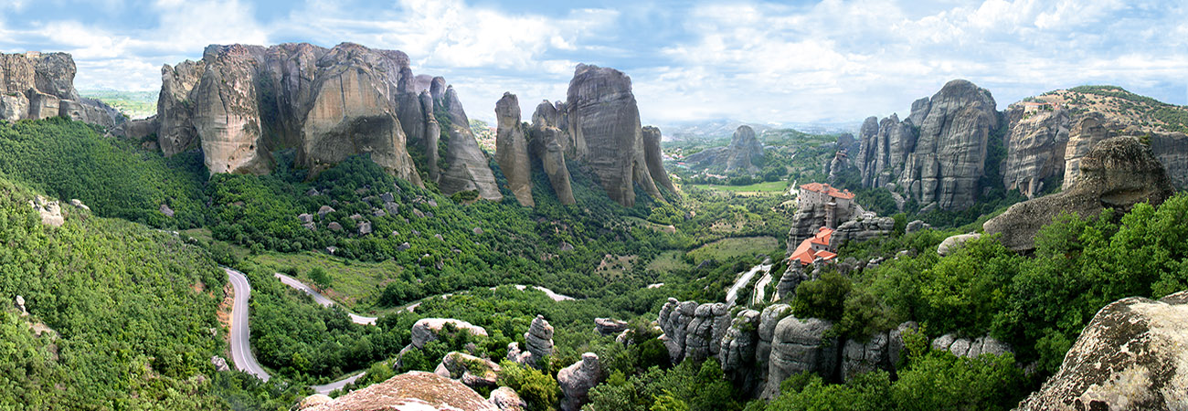 Ancient ruins and coasts of the Mediterranean
